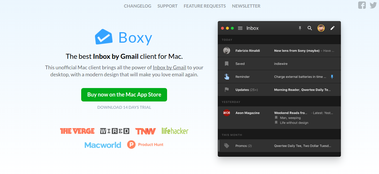 top email client program 2017 for mac